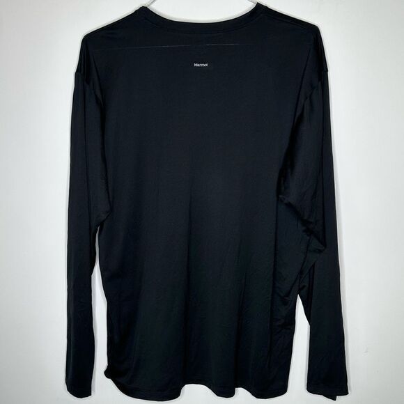 Marmot Long Sleeve Black Athleisure Top in Sixe XXL - Picture 4 of 5